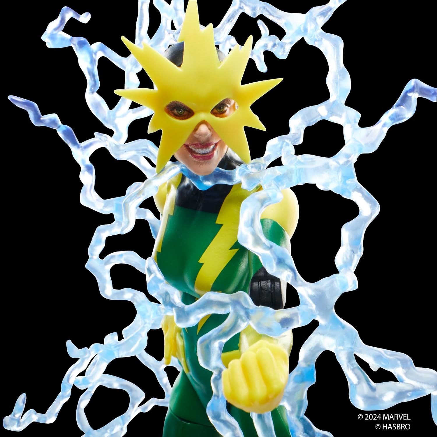 Thumbnail 2 de Marvel Legends Series Electro (Francine Frye) Actionfigur – 15 cm mit Retro-Blister & 20+ beweglichen Punkten