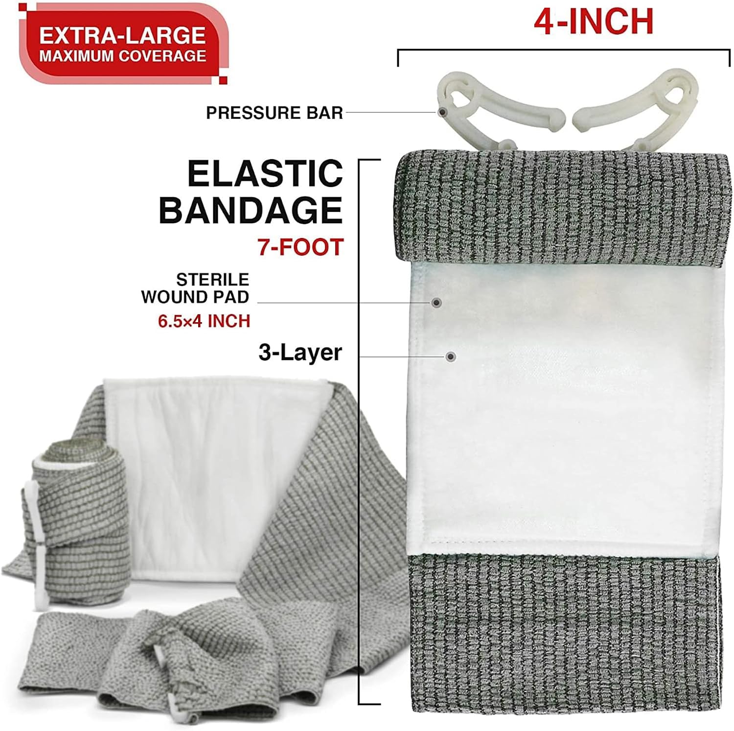 Detalle 2 de Erste Hilfe Set mit taktischer Tasche (Trauma Kit) – 17-in-1 Survival Kit für Camping, Jagd, Wandern, Auto & Zuhause