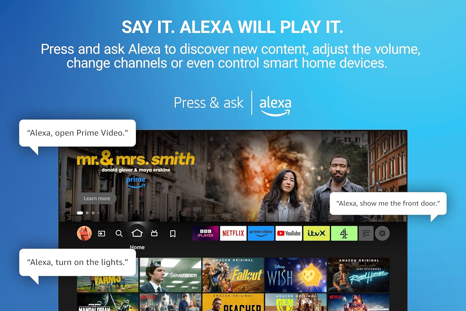 Detalle de Finlux 50" UHD 4K 2026 Fire TV with Freely, Netflix, Dolby Atmos & Vision