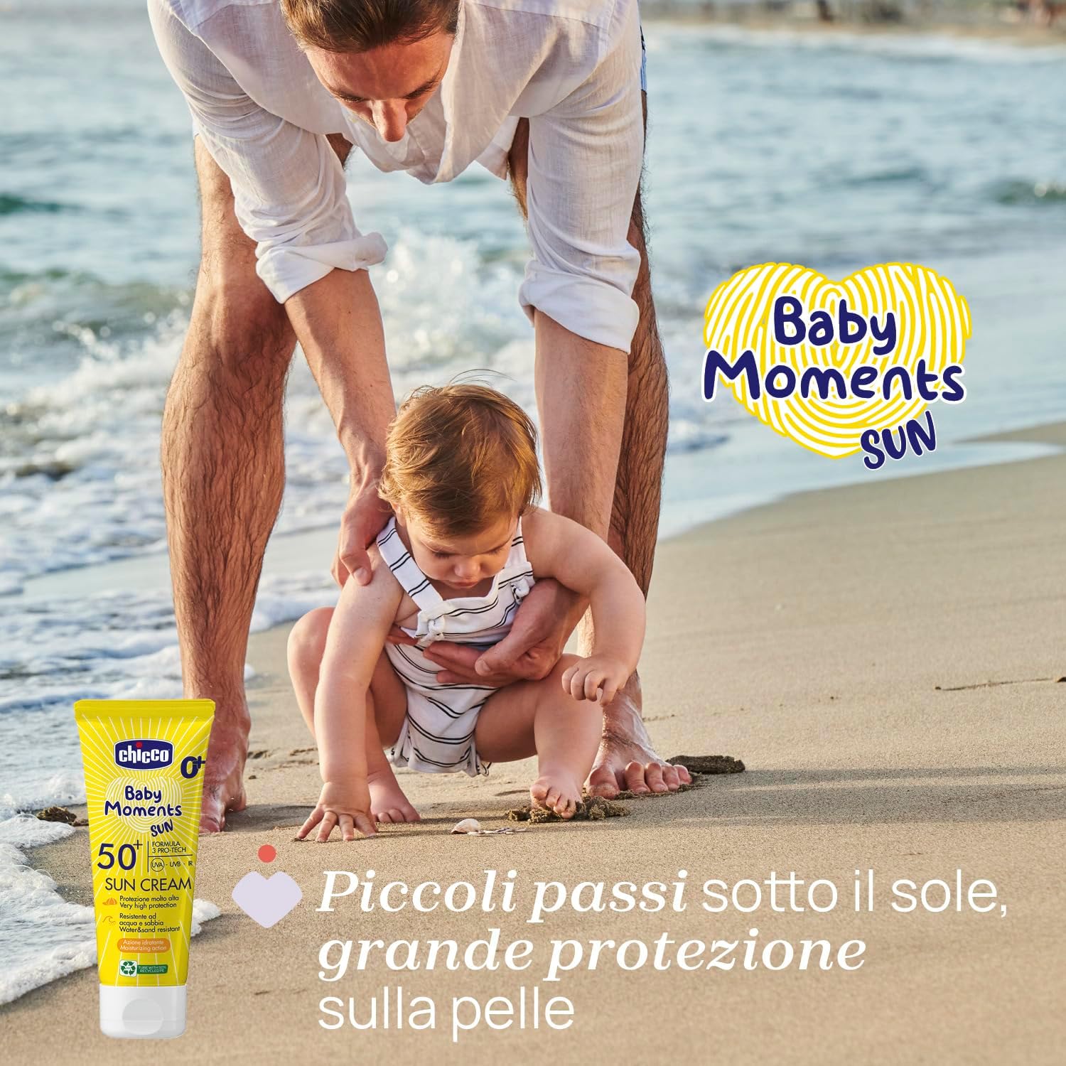 Thumbnail 1 de Chicco Crema Solare SPF 50+, per bambini – protezione alta, resistente all'acqua, 75 ml