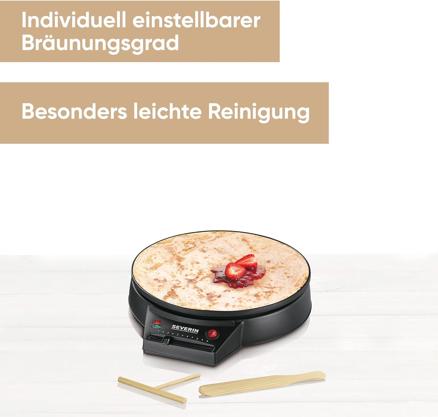 Thumbnail 1 de SEVERIN CM 2198 Crêpes Maker 30 cm 🥞