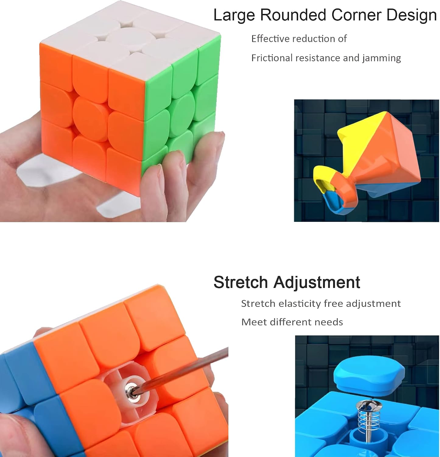 Detalle de TWSTYFAL 3x3x3 speed cube