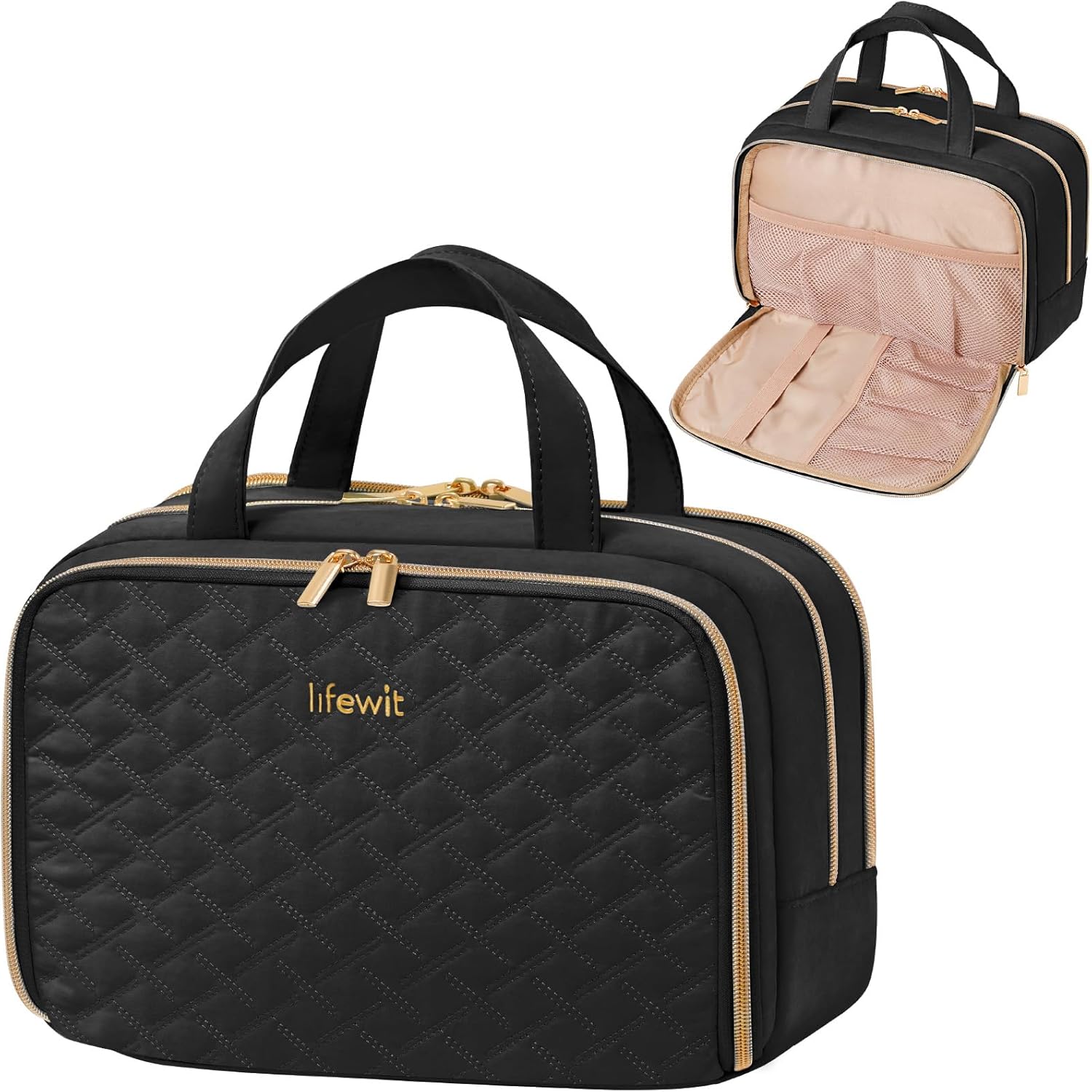 Detalle de Lifewit Beauty Case da Viaggio da Donna: organiser capiente, leggero e versatile