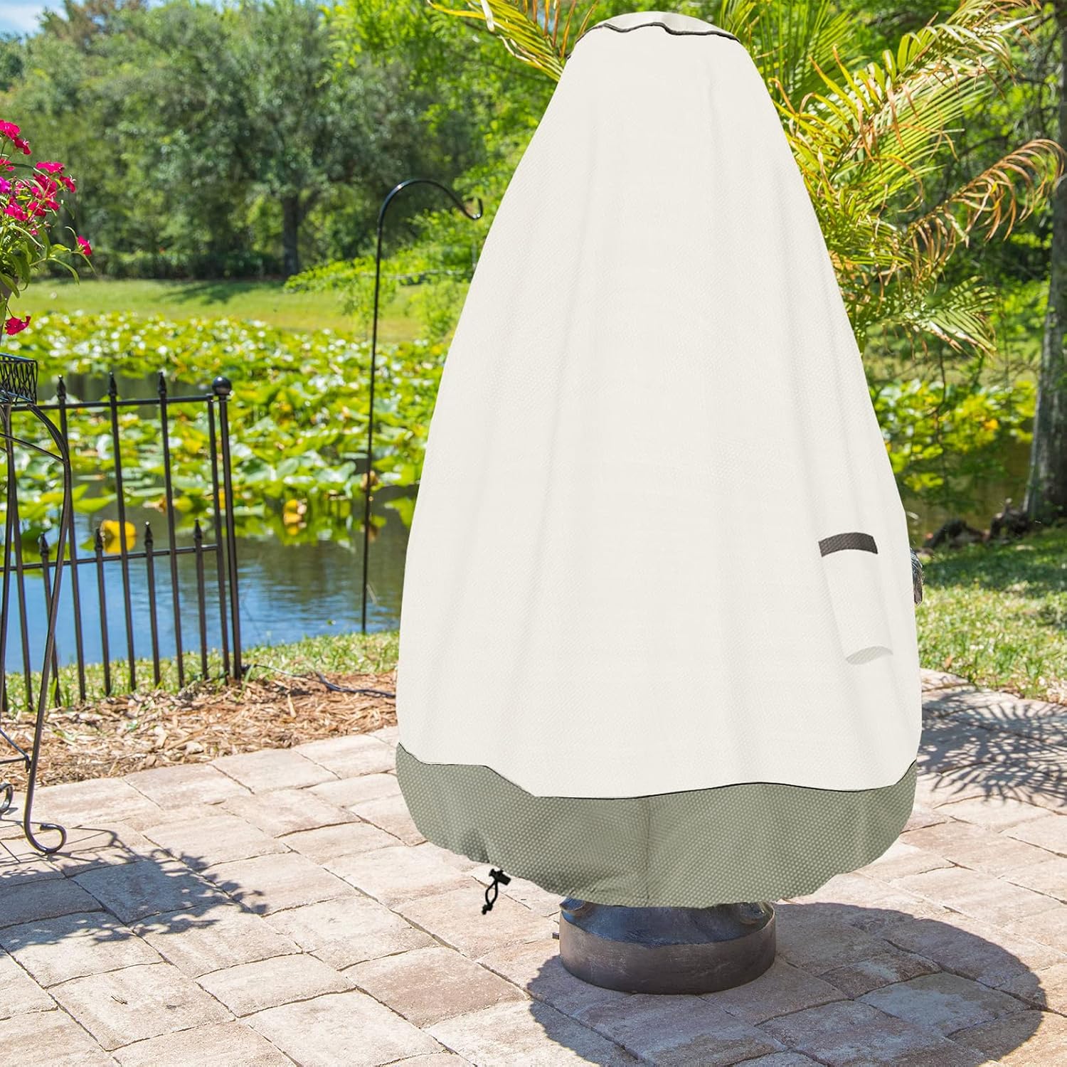 Detalle 1 de Bitubi PQZ-1001-MB-L Fountain Cover, 600D Oxford Cloth, 48" x 68