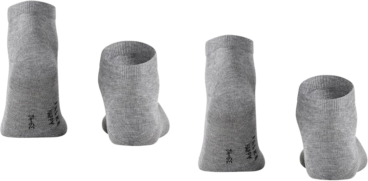 Detalle de FALKE Herren Happy 2-Pack Sneaker-Socken – atmungsaktive Baumwolle, verstärkt, kurz