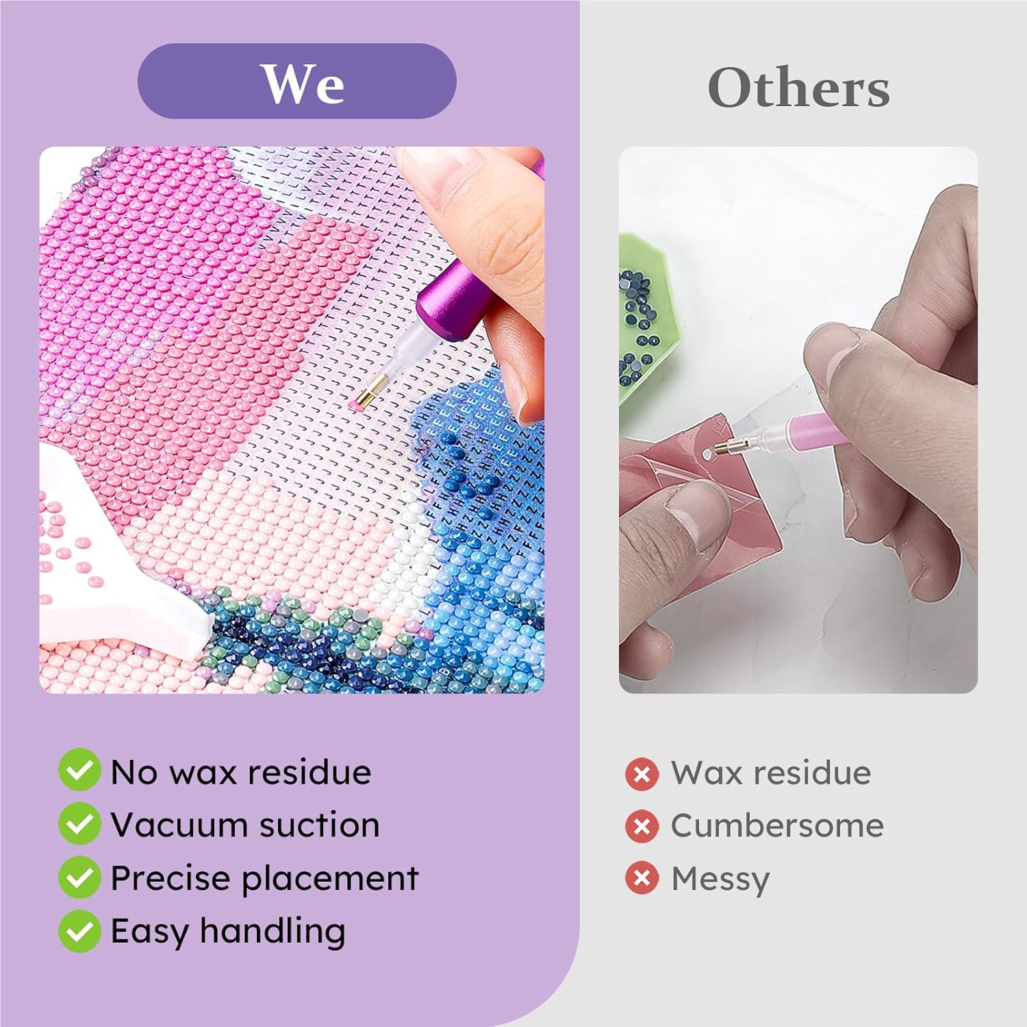 Thumbnail 2 de Stylo électrique PP OPOUNT Diamond Paint ⚙️