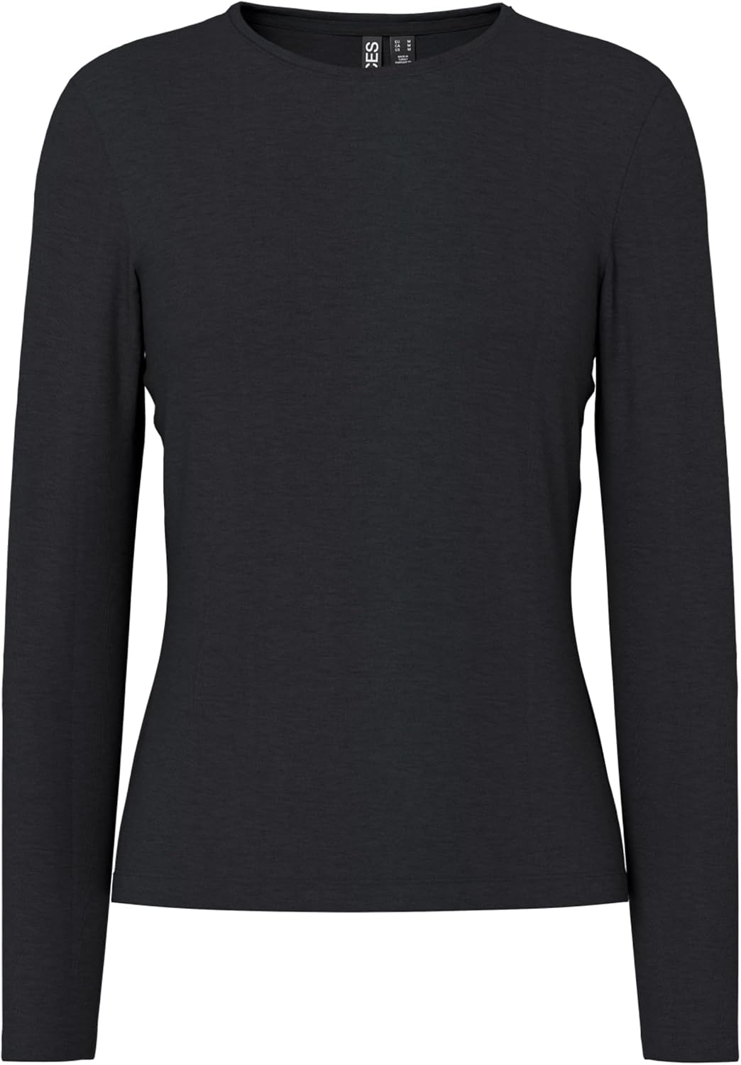 Detalle de PIECES Pcsirene Long Sleeve Tee Noos – Slim, Breathable Comfort