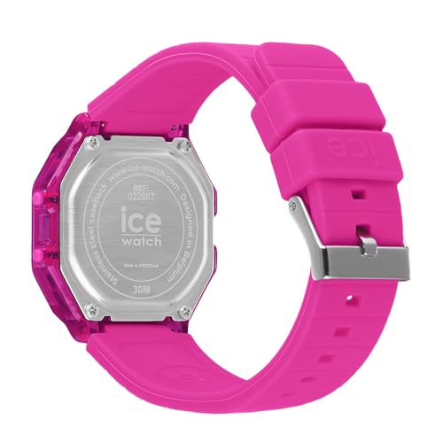 Detalle de ICE-WATCH Ice Digit Retro Neon Pink Reloj rosa para mujer 022887