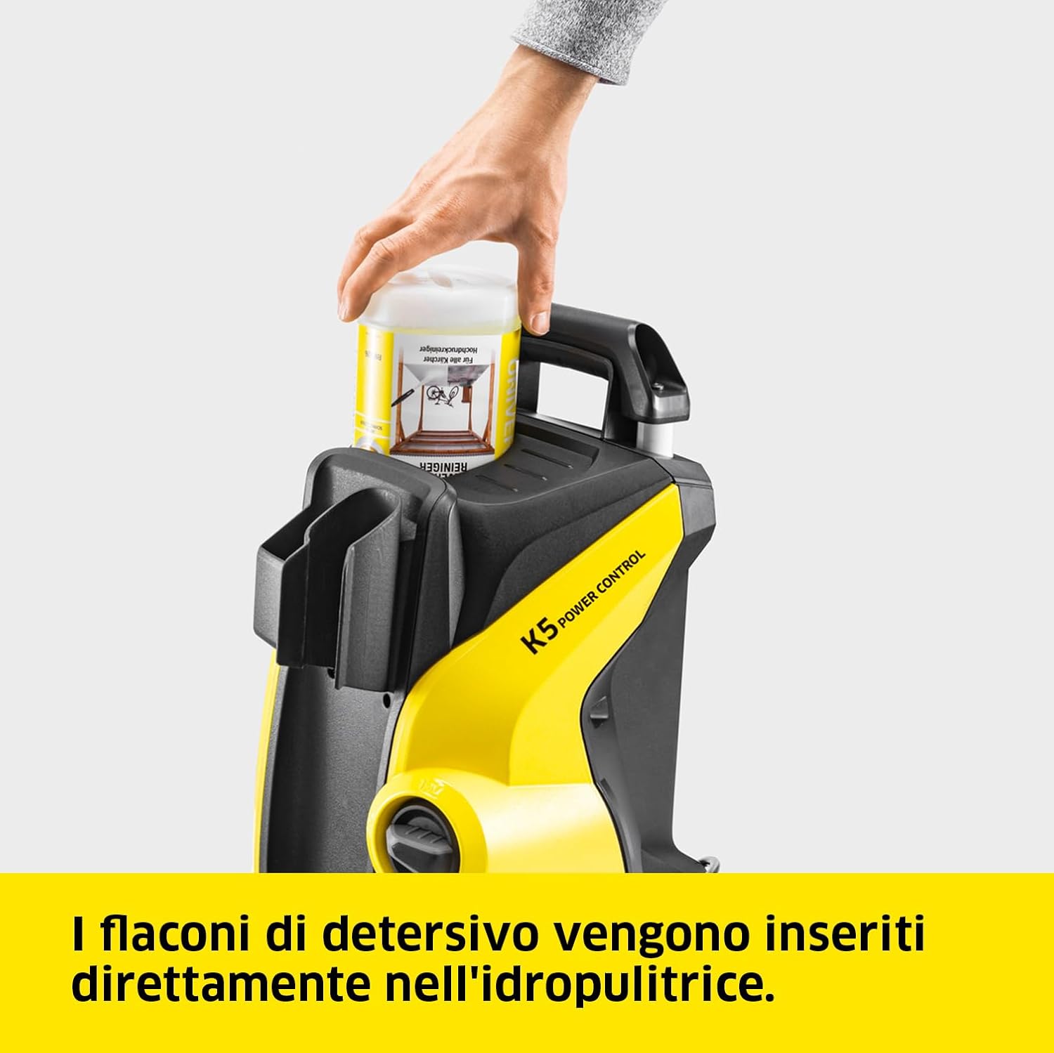 Detalle de Kärcher Idropulitrice K 5 Power Control: potenza controllata per pulizie domestiche efficaci