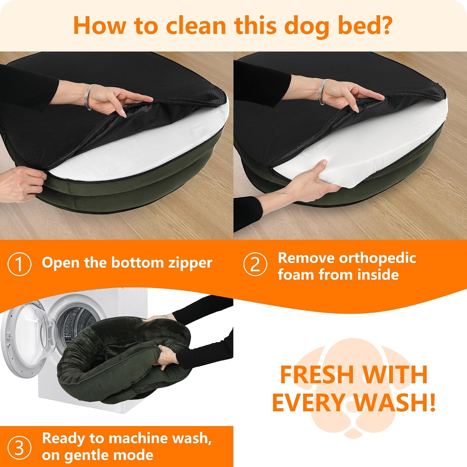 Thumbnail 6 de Dwanton Orthopedic Dog Bed 36-inch