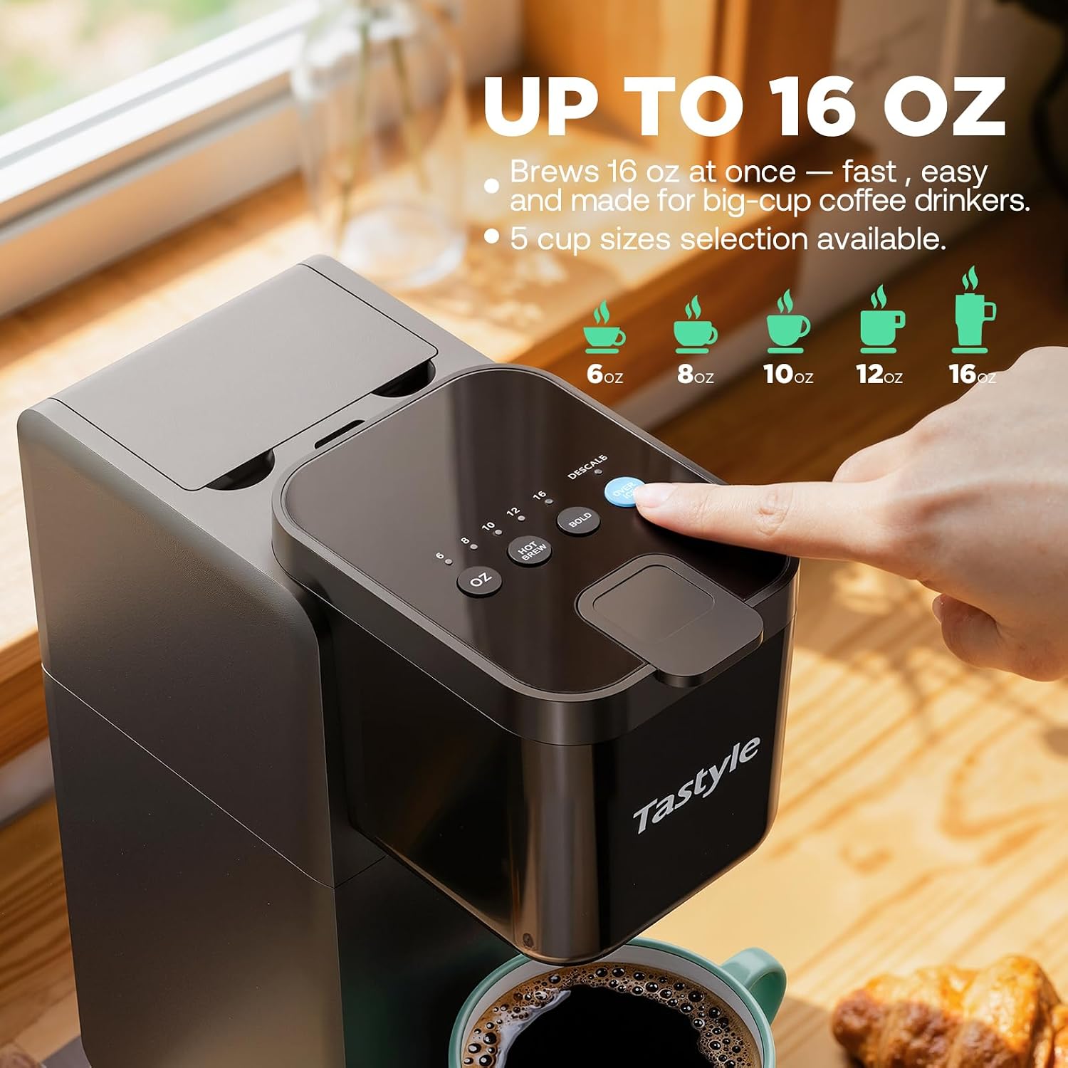 Detalle de Tastyle single-serve coffee maker, K320