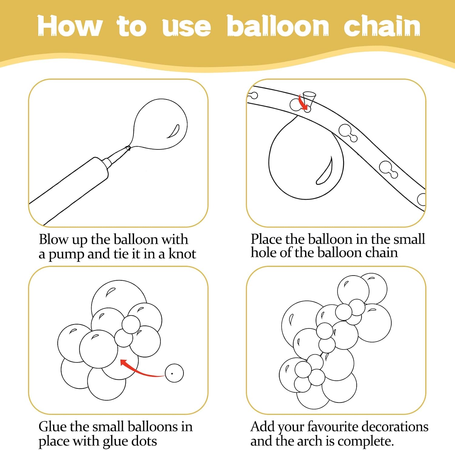 Thumbnail 3 de Balloon Arch Kit 134-Piece