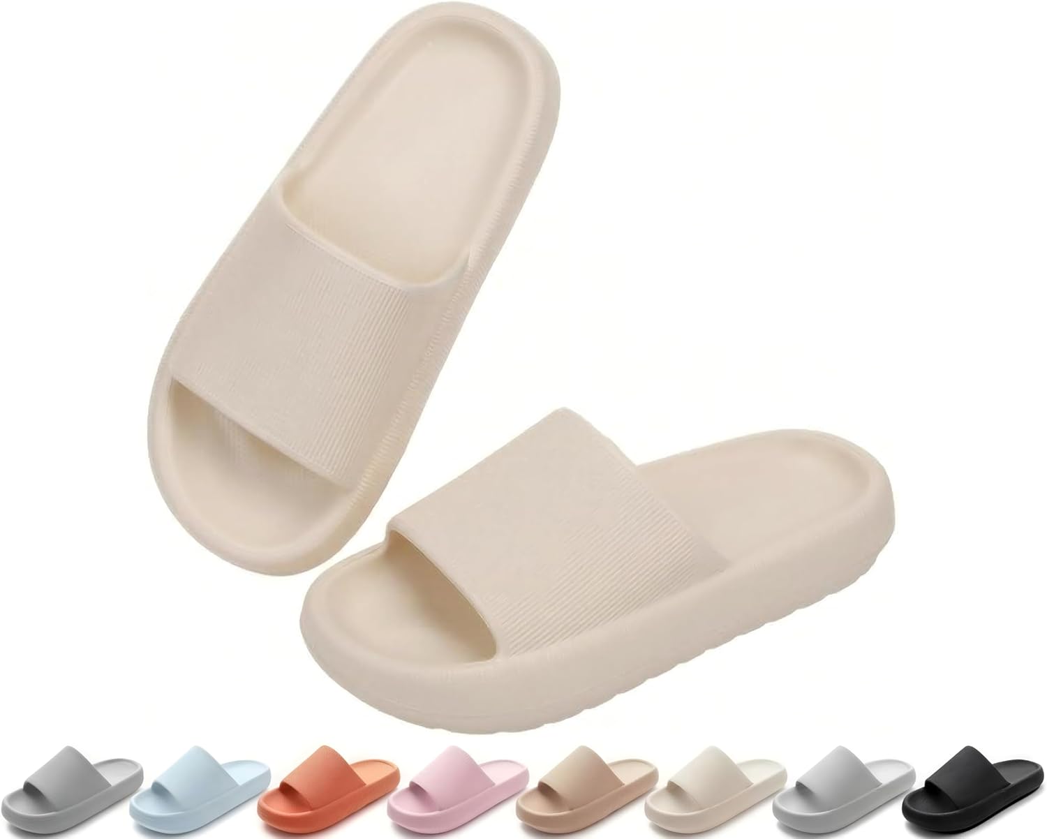 Detalle de Ankis Cloud Slippers Women Men — Non-Slip Cloud Sliders