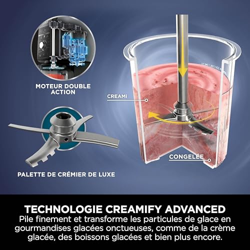 Thumbnail 12 de NINJA CREAMi Deluxe NC502EU — Machine à glace et sorbetière avec 2 pots Deluxe 710 ml
