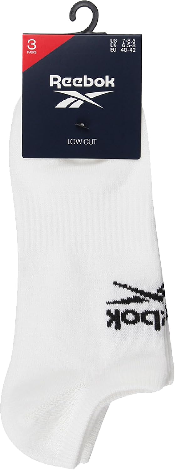 Detalle de Reebok R0353 Socks Mixte (lot de 3) – Confort et tenue au quotidien