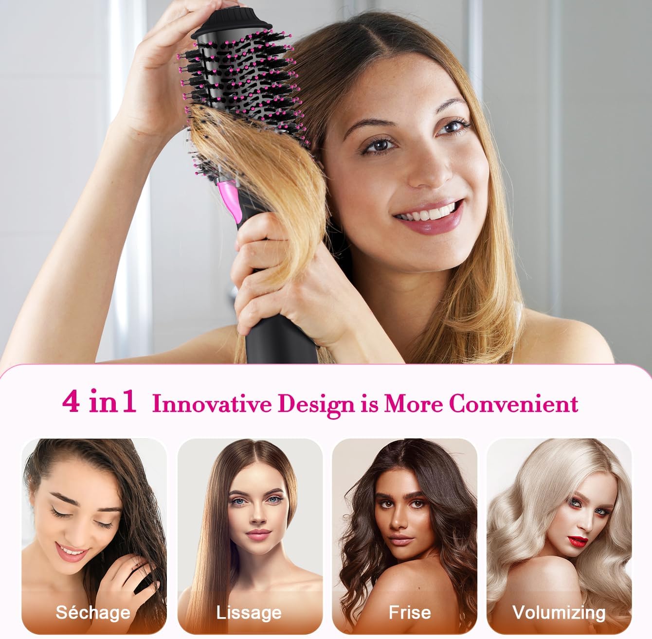 Detalle 2 de Brosse soufflante 3 en 1 Sèche-Cheveux 💇♀