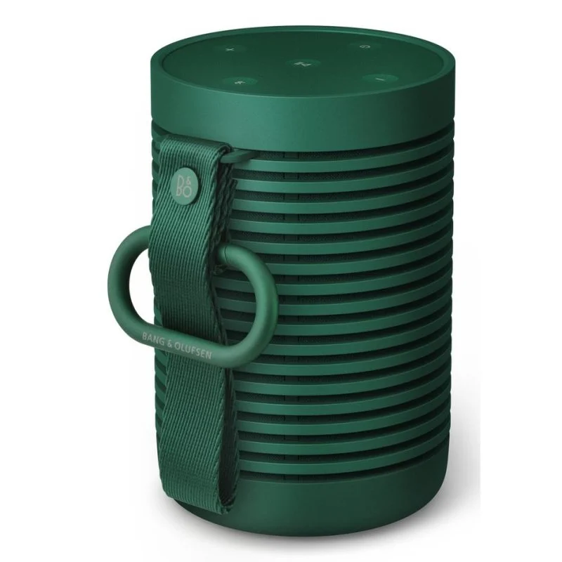 Detalle de Bang & Olufsen altavoz portátil inalámbrico de 60 W, Bluetooth 5.2 e IP67 verde