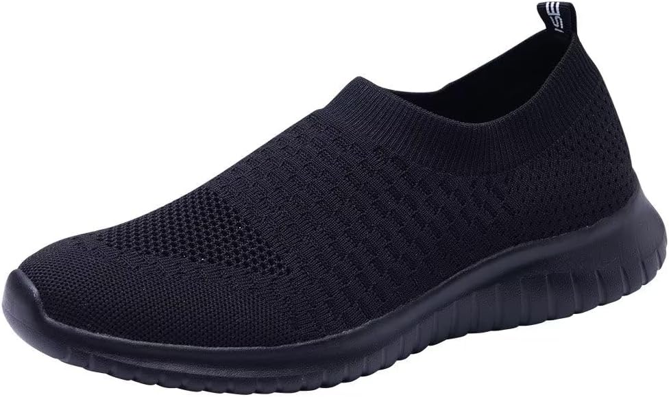 Detalle de TIOSEBON Men's Slip on Trainers — Lightweight Breathable Road Running Shoes