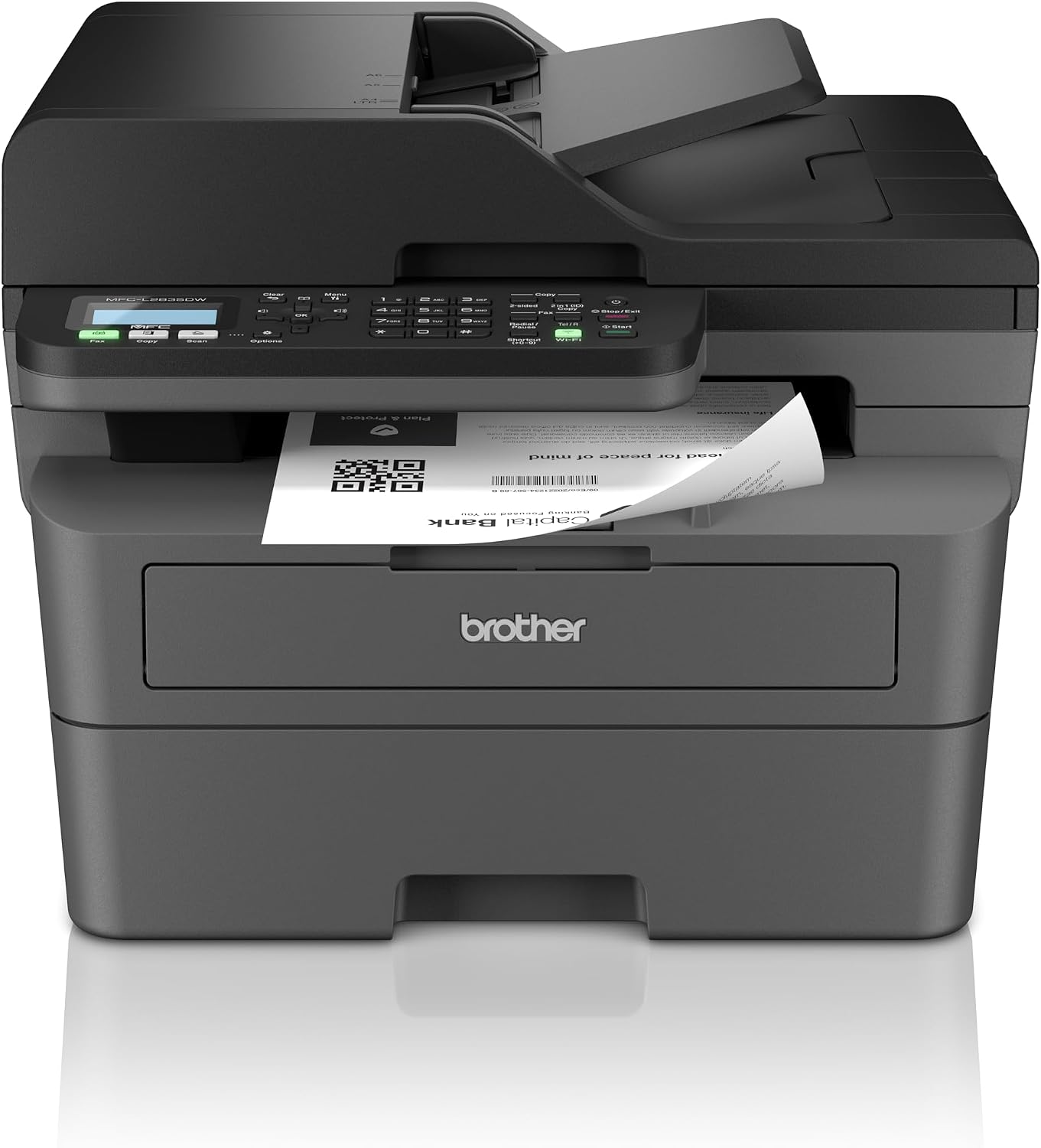Detalle de Brother MFCL2835DW: Impresora Multifunción Láser Eficiente 🖨