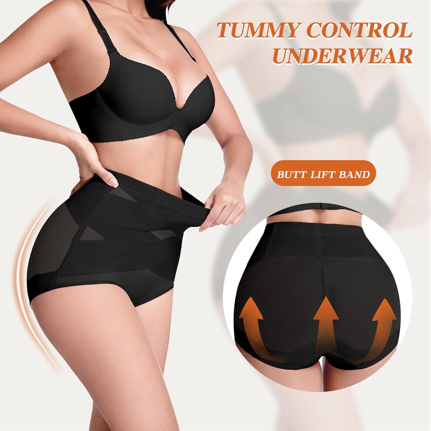 Thumbnail 1 de Annsuki Shapewear Damen Bauchweg Unterhose (Miederhose hoher Taille) für eine geglättete Silhouette
