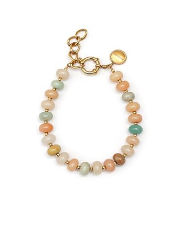 Detalle de SINGULARU Pulsera Ámbar Stones 17 cm