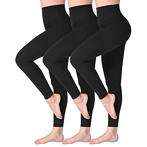 Detalle de SINOPHANT High Waisted Leggings for Women – Buttery Soft, Opaque Tummy Control, Plus Size