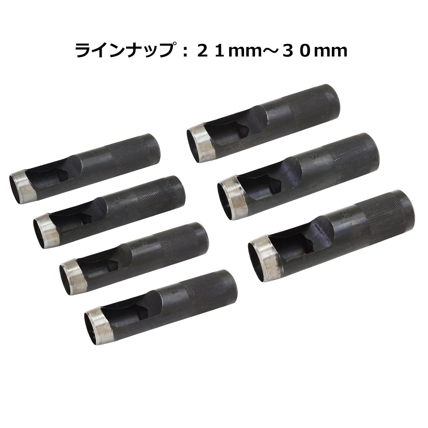Detalle de 新潟精機 SK HHP-30J 皮抜きポンチ 30mm 全長116mm・機械構造用炭素鋼