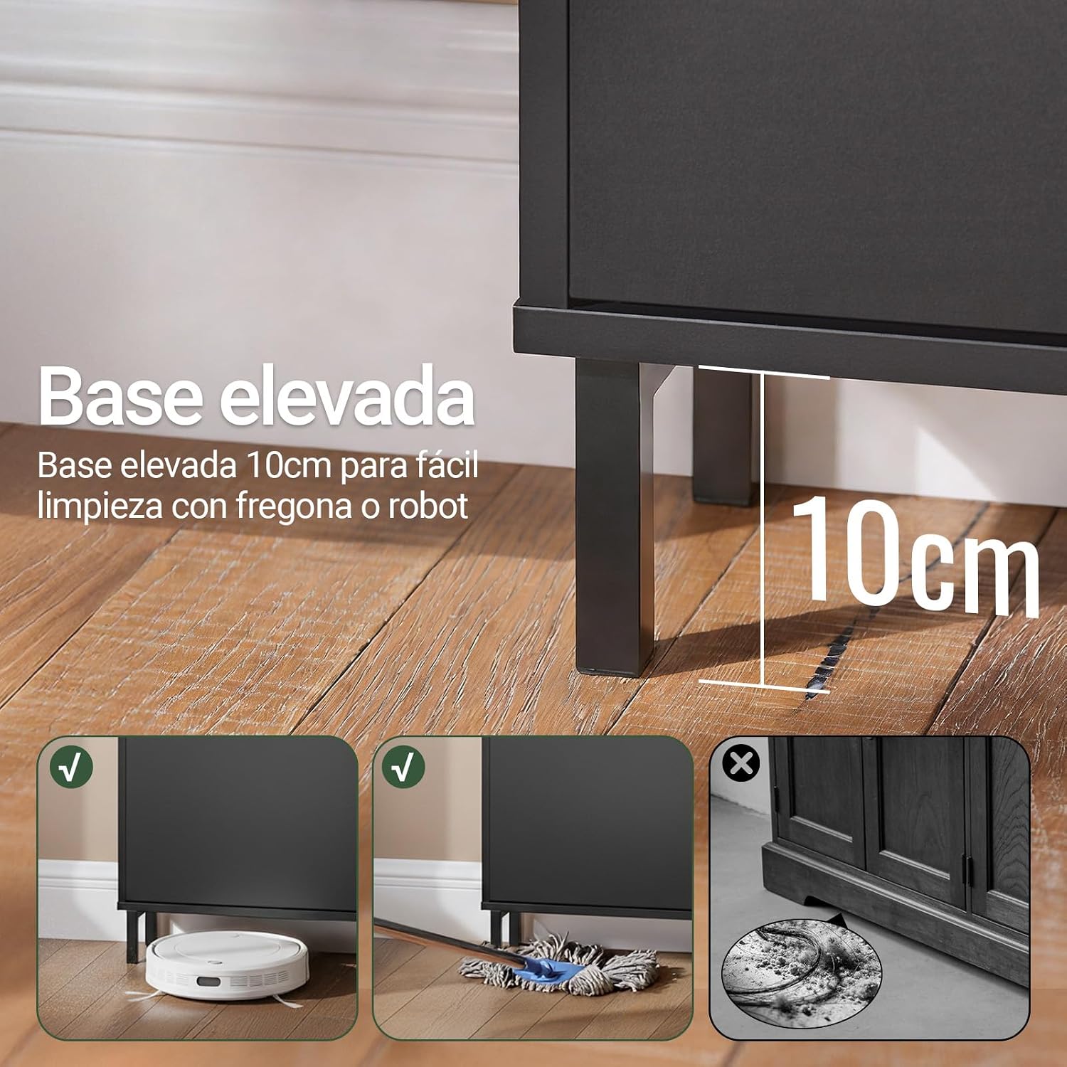 Thumbnail 4 de SoBuy FSR151-H-SCH Mueble zapatero estrecho 50x19x129 cm