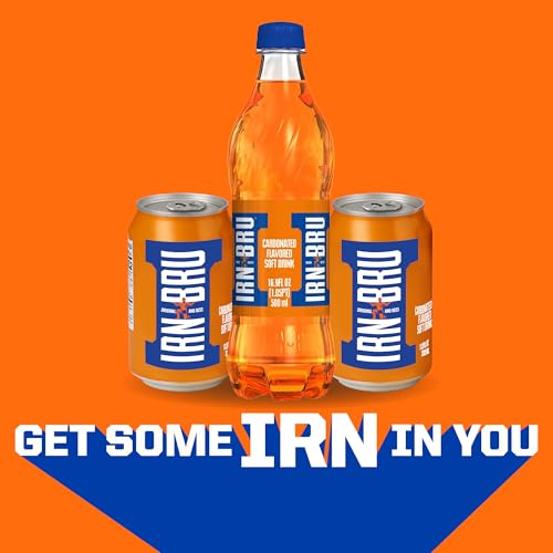 Thumbnail 6 de IRN-BRU Carbonated Soft Drink, 24 Pack, 330ml Cans