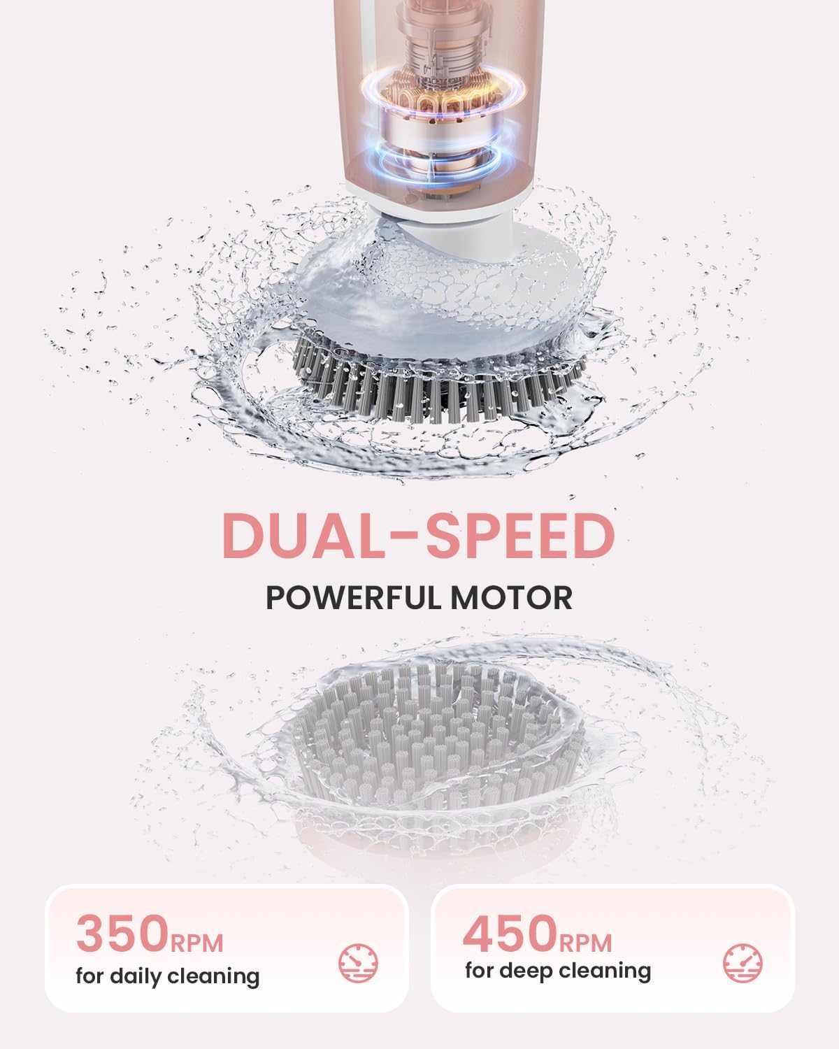 Thumbnail 2 de Leebein Electric Spin Scrubber (Upgraded) with Long Handle, 8 Heads and Remote Control