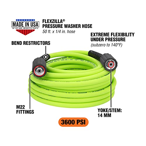Detalle 2 de Flexzilla HFZPW36450M-E Manguera de presión 3600 PSI 💦