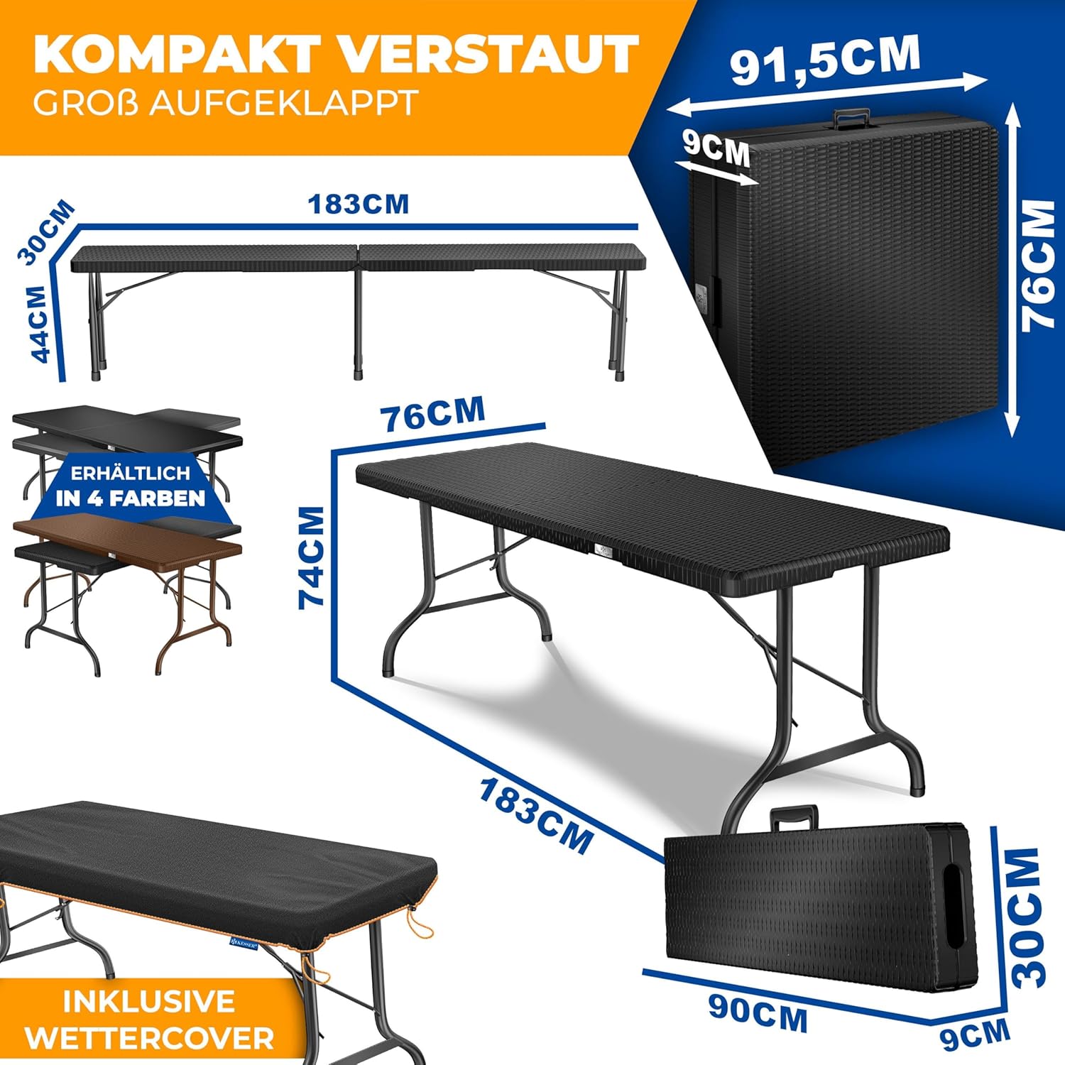 Thumbnail 1 de KESSER Bierzeltgarnitur 183x76x74 cm