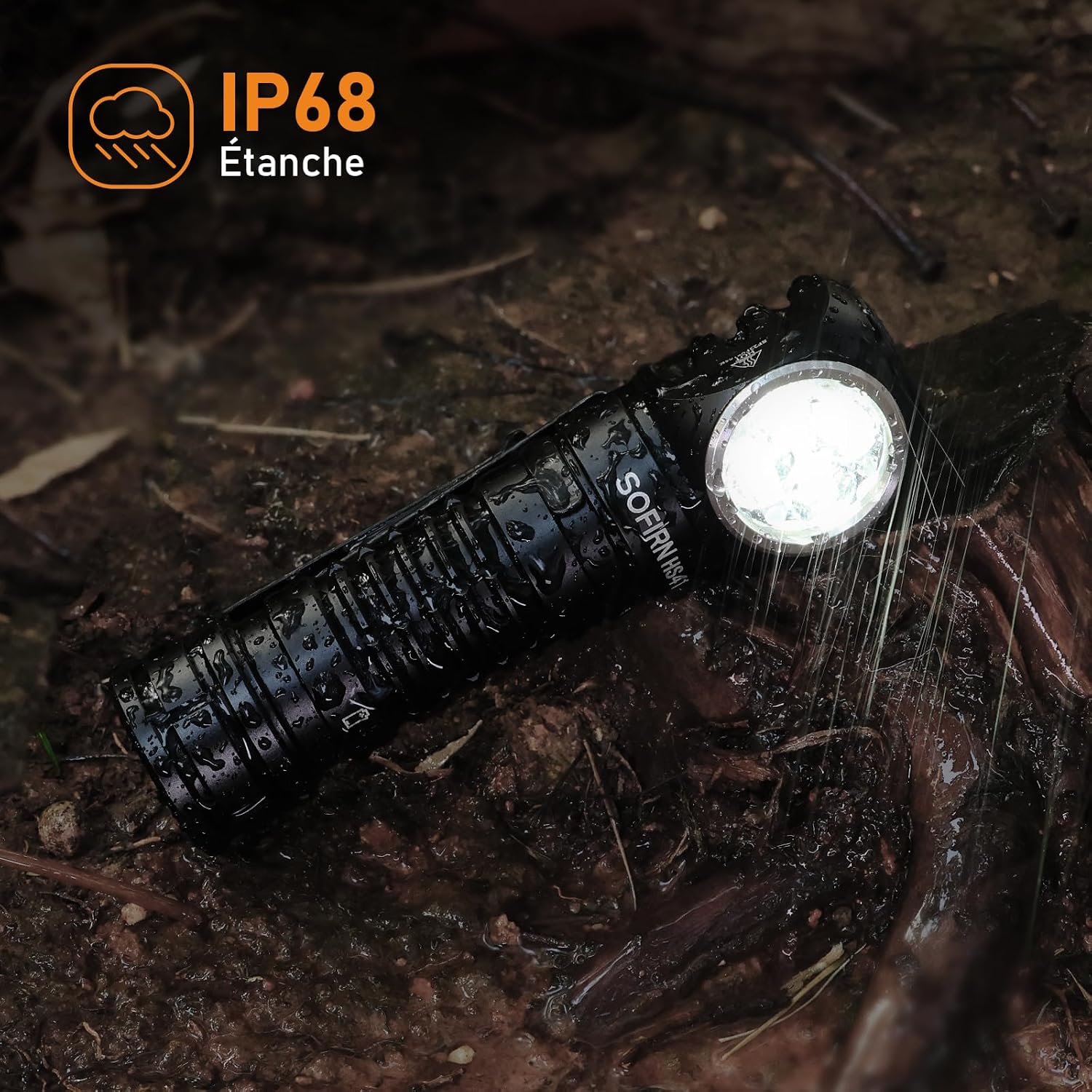 Thumbnail 6 de Sofirn HS41 lampe frontale LED rechargeable 4000 lumens, portée 325 m, base magnétique et IP68