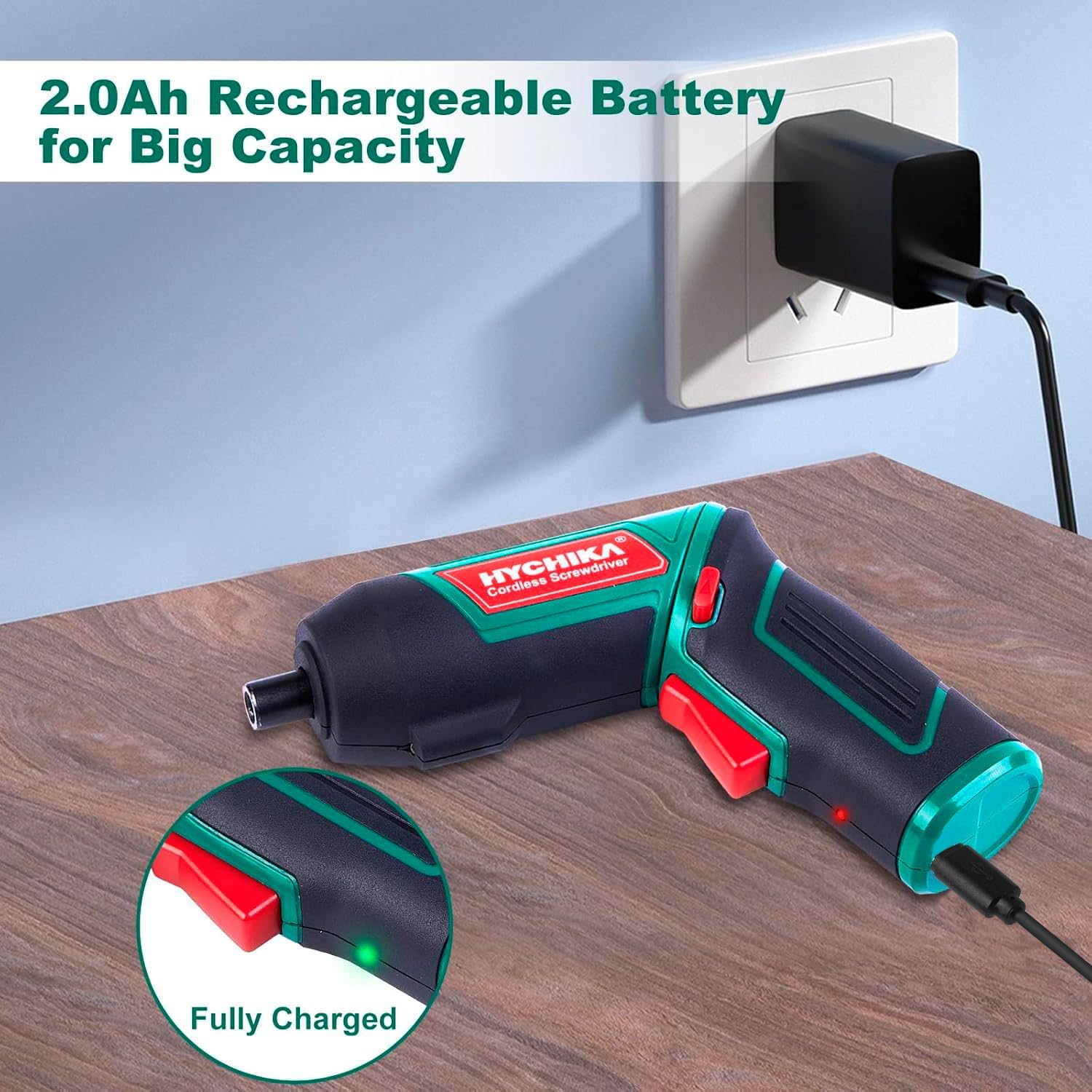 Detalle 2 de HYCHIKA Electric Screwdriver 6 N·m