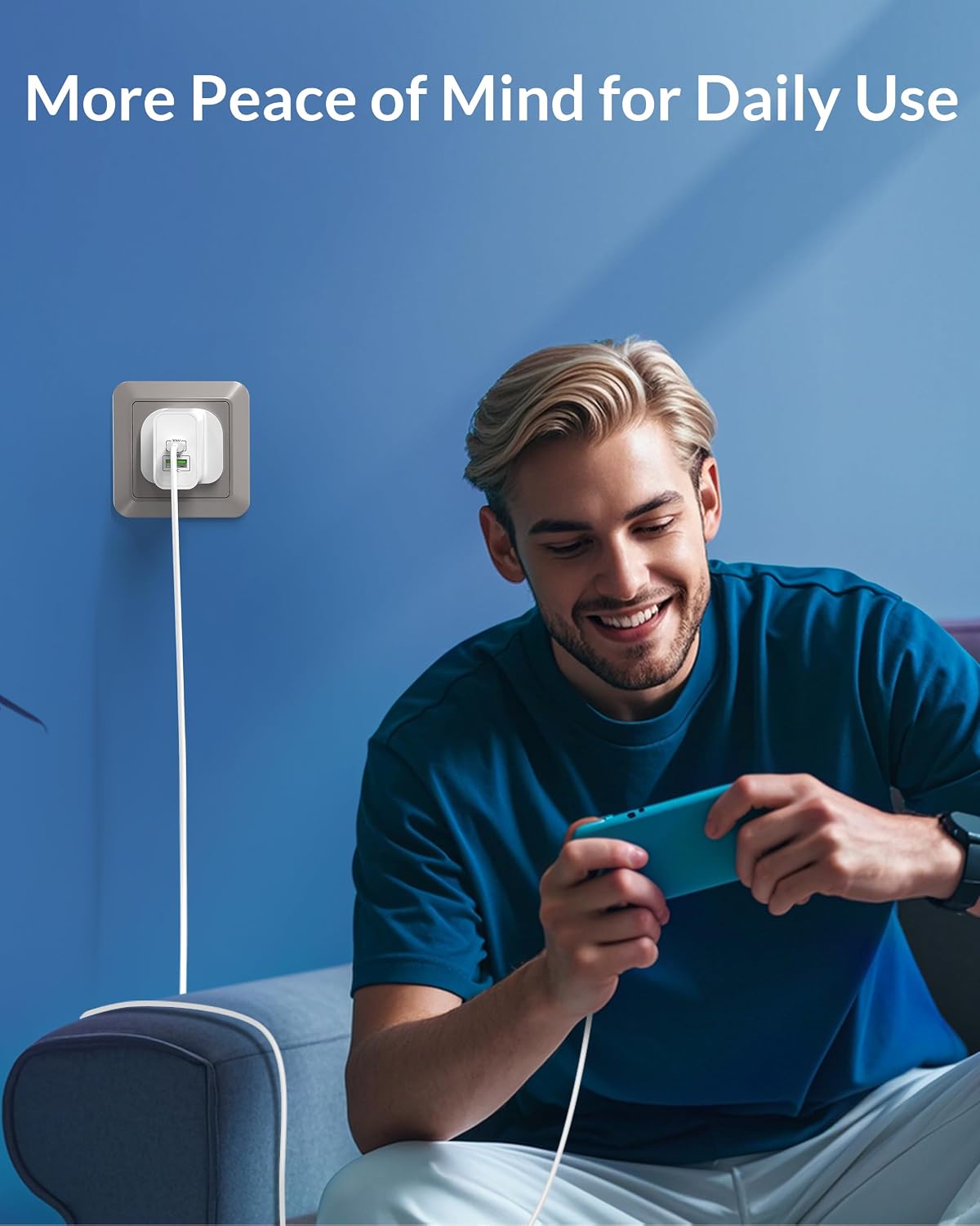 Thumbnail 6 de Google Pixel 30W 2‑Port Fast Charger USB‑C Cable