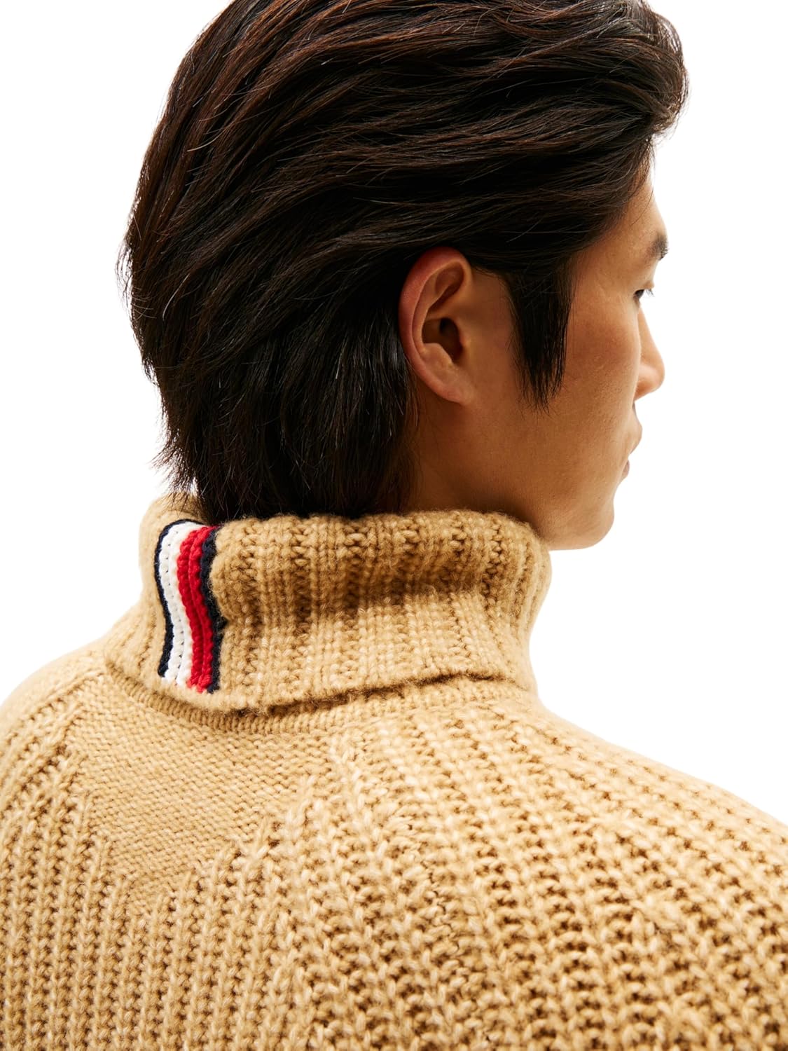 Thumbnail 2 de Tommy Hilfiger Herren Pullover Chunky Rib Rollkragen – zeitloser Strickpullover