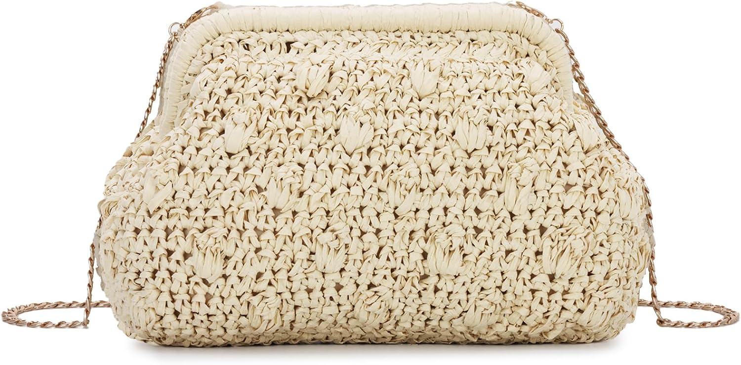 Thumbnail 6 de Jywmsc Straw Clutch Purse for Women – 2025 Woven Rattan Beach Bag