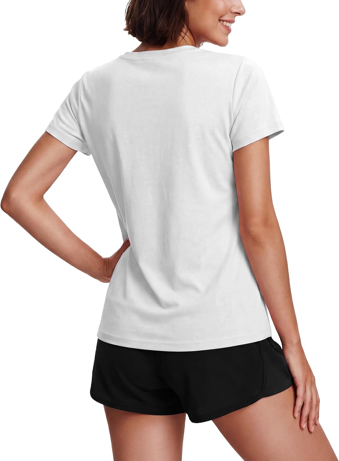 Detalle 2 de MAGCOMSEN T-Shirt col V femme UPF50+