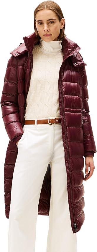 Thumbnail 5 de Tommy Hilfiger Abrigo acolchado Gloss Down Waist Maxi Negro XXS