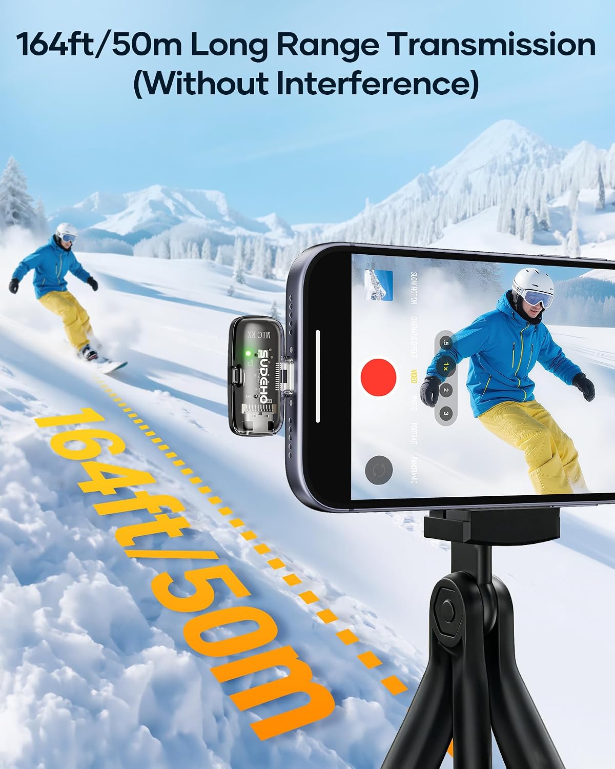 Thumbnail 6 de Wireless Mini Lavalier Microphone, USB-C