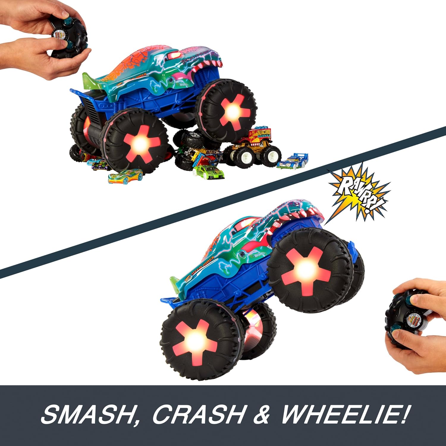 Detalle 2 de Hot Wheels Mega-Wrex 1:15 RC Truck