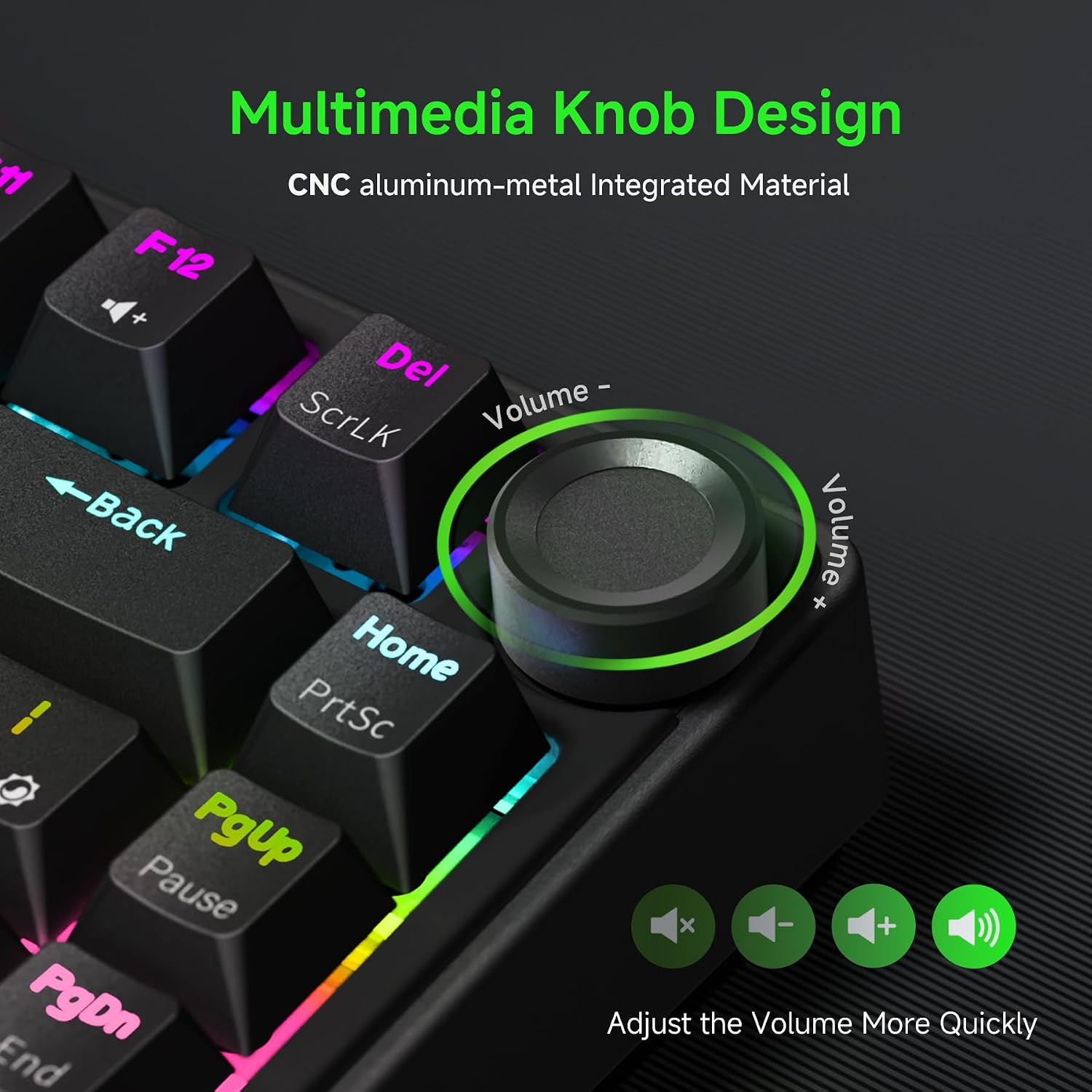 Thumbnail 2 de RK ROYAL KLUDGE R75 75% Wired Mechanical Keyboard with Volume Roller