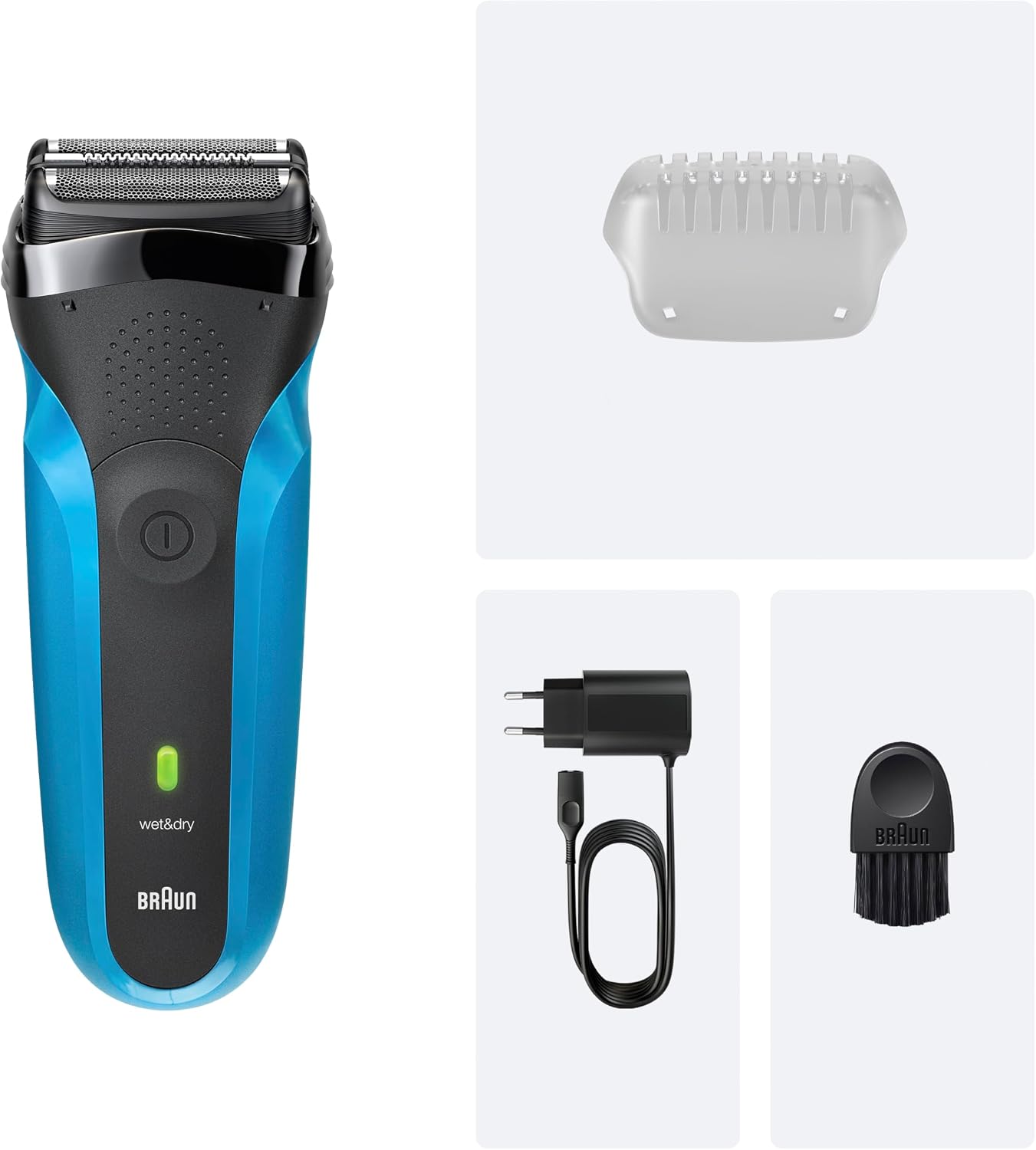 Thumbnail 5 de Braun Serie 3 310S Rasoio elettrico Wet&Dry