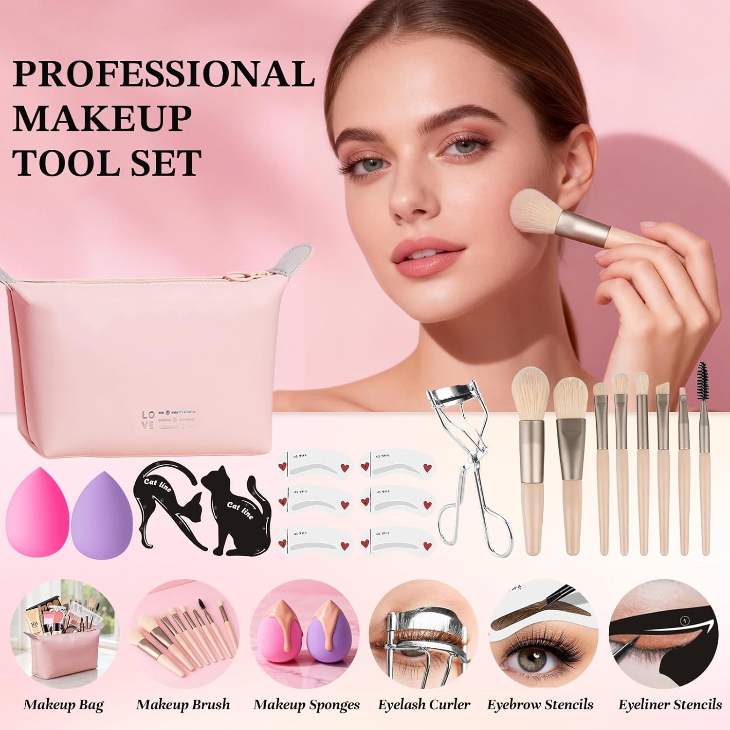 Thumbnail 6 de Coffret Maquillage Femme – Kit complet, cadeau indispensable pour un look soigné