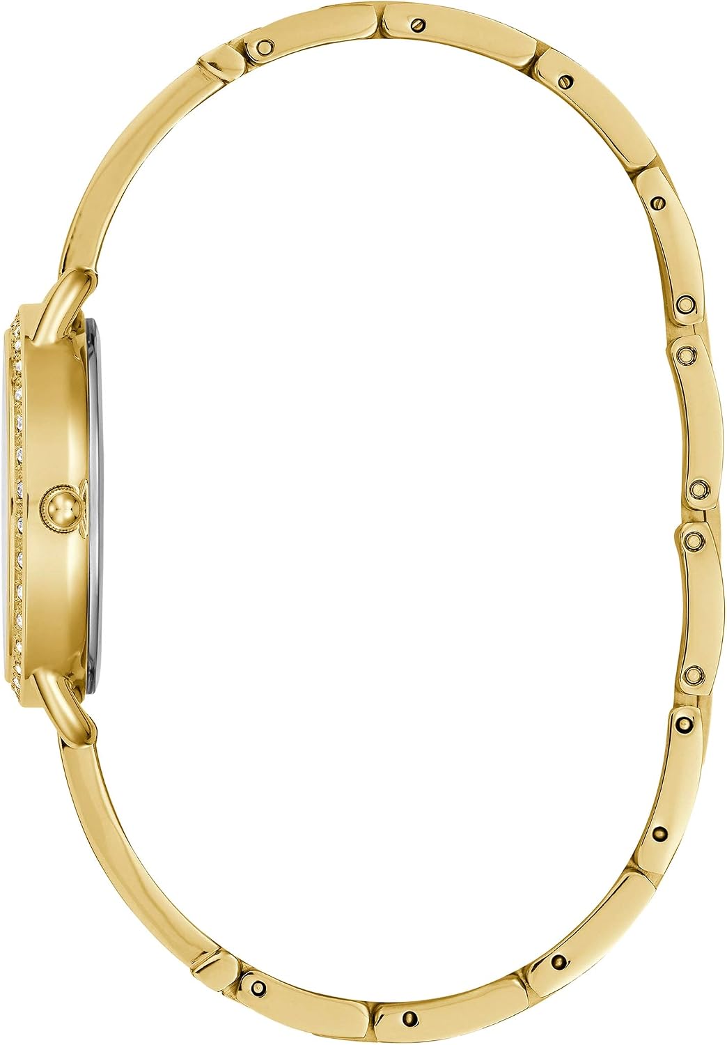 Detalle 2 de GUESS 30 mm Kristall-Armband-Uhr GW0022L2 in Silber (Einheitsgröße)