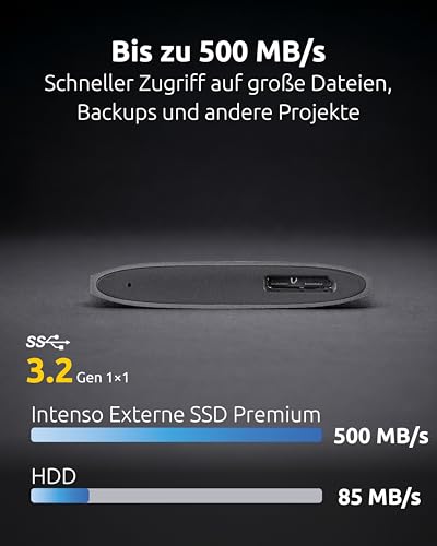 Thumbnail 1 de Intenso External SSD 1TB Premium Edition Antracita