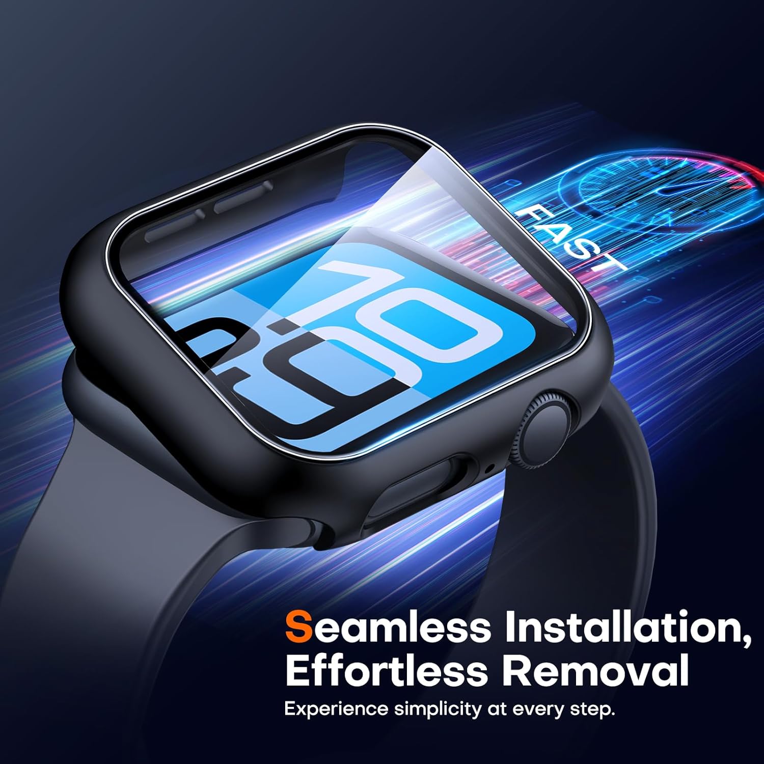 Thumbnail 5 de TAURI Hard Case for Apple Watch 44mm with 9H glass