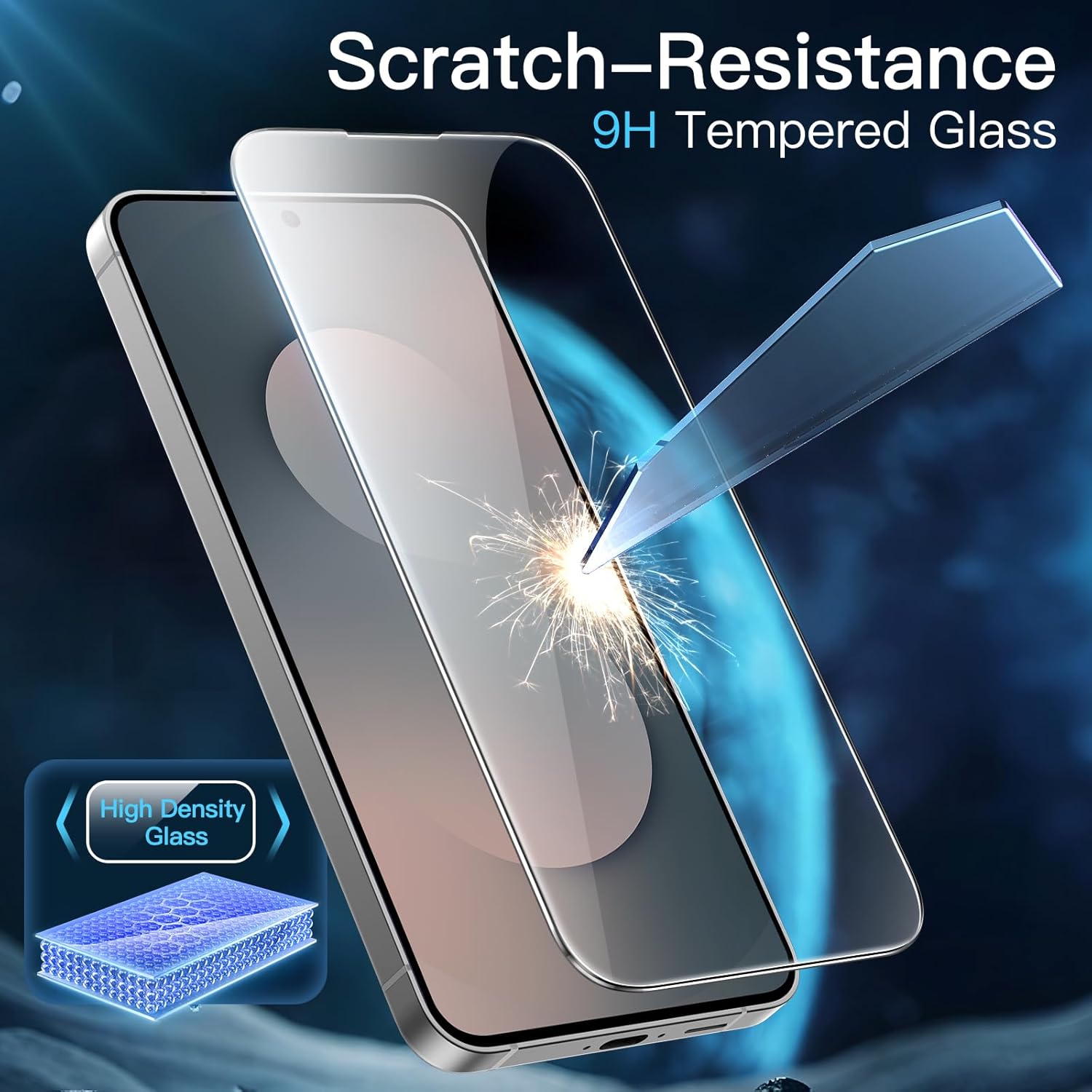 Thumbnail 4 de JETech Samsung Galaxy S25 FE Screen Protector