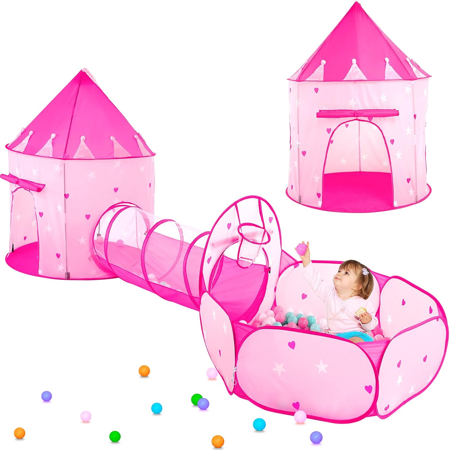 Thumbnail 6 de PigPigPen 3pc Unicorn Play Tent 🎪