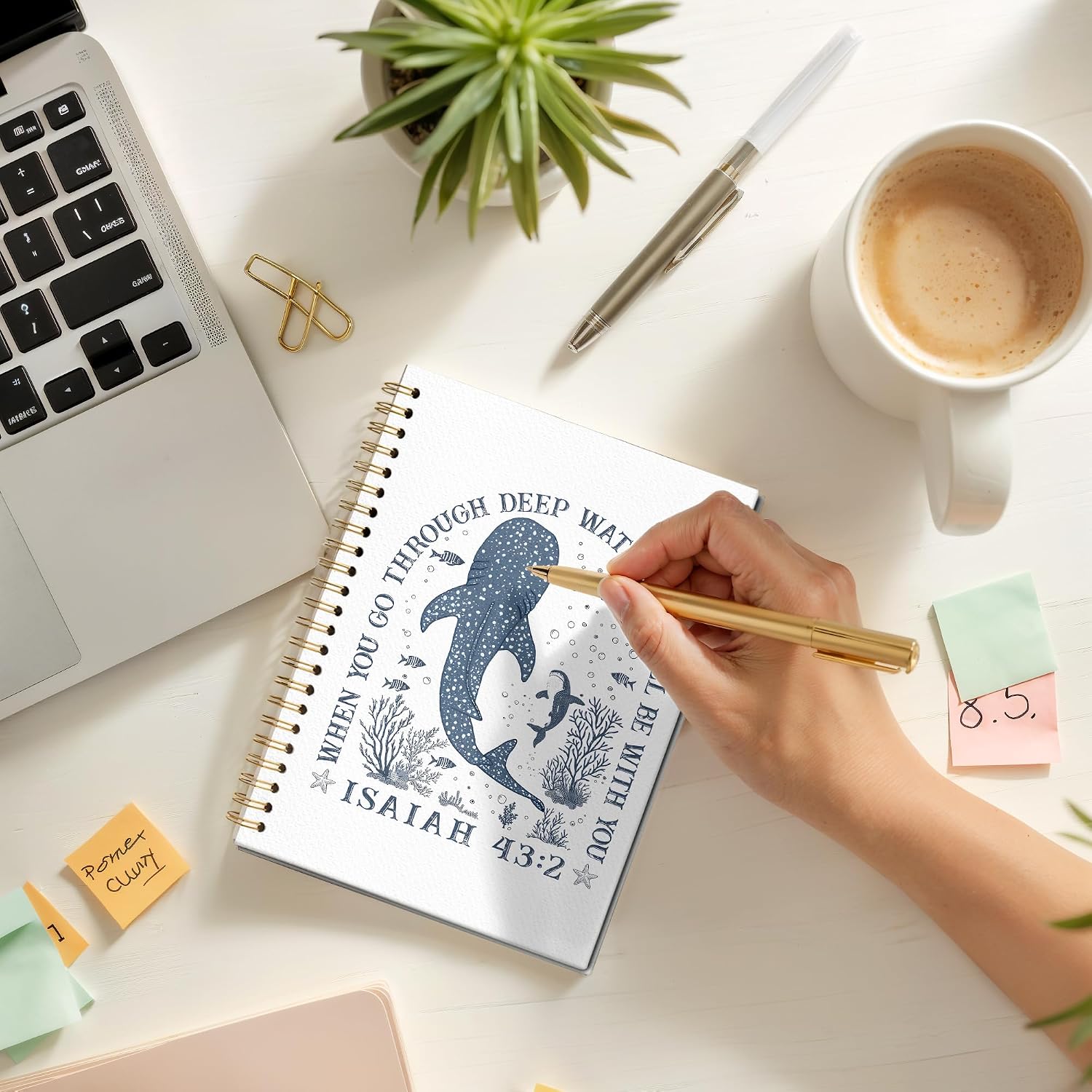 Detalle 2 de GTYNU Christian Notebook, 5.5 x 8.3-Inch